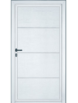 1-Flügel Nebentür in verkehrsweiss